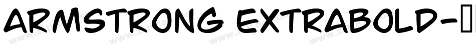 Armstrong Extrabold字体转换